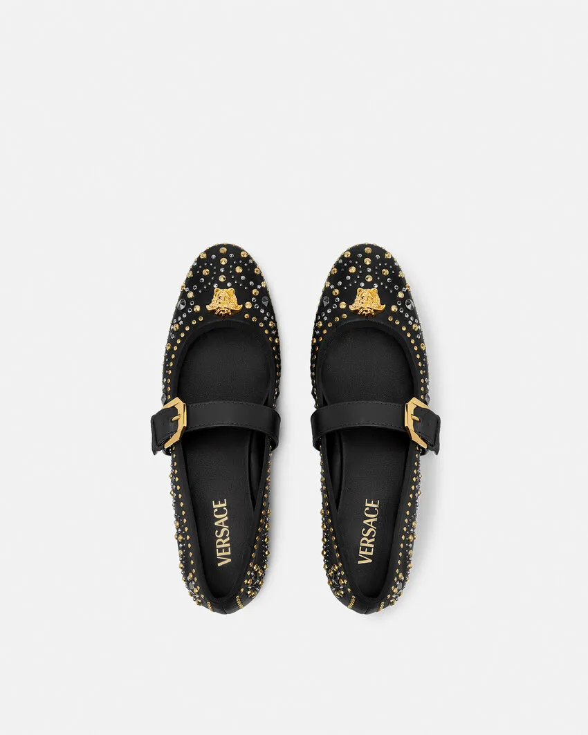 Studded La Medusa Ballerinas