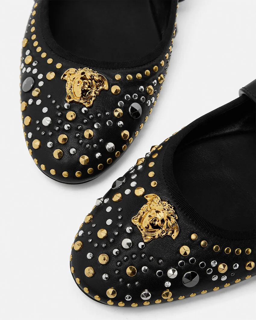 Studded La Medusa Ballerinas