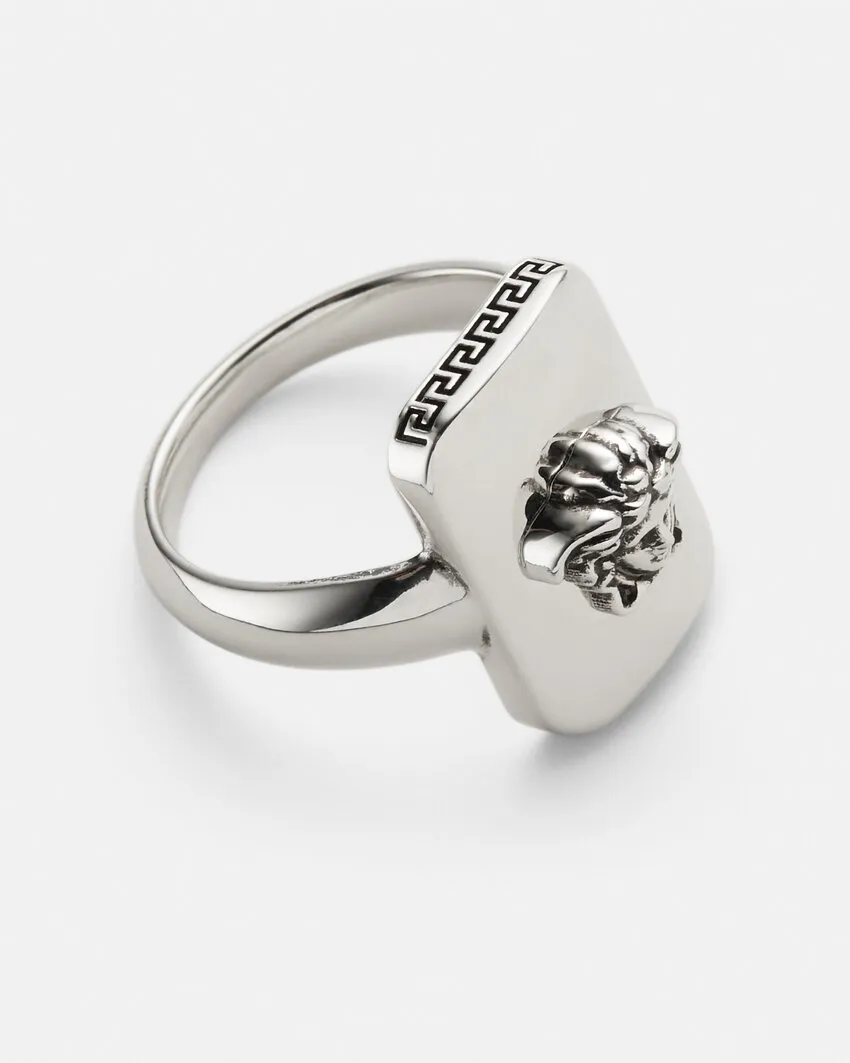 Medusa-Head Square Ring