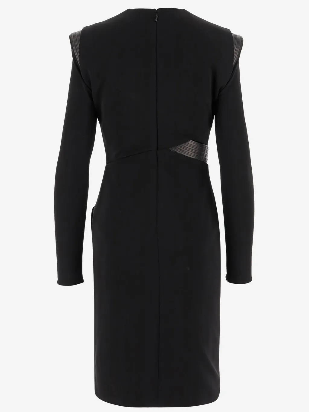 Long-Sleeved V-Neck Dress