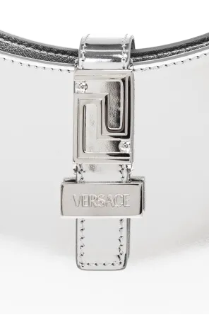 Greca Goddess Metallic Shoulder Bag