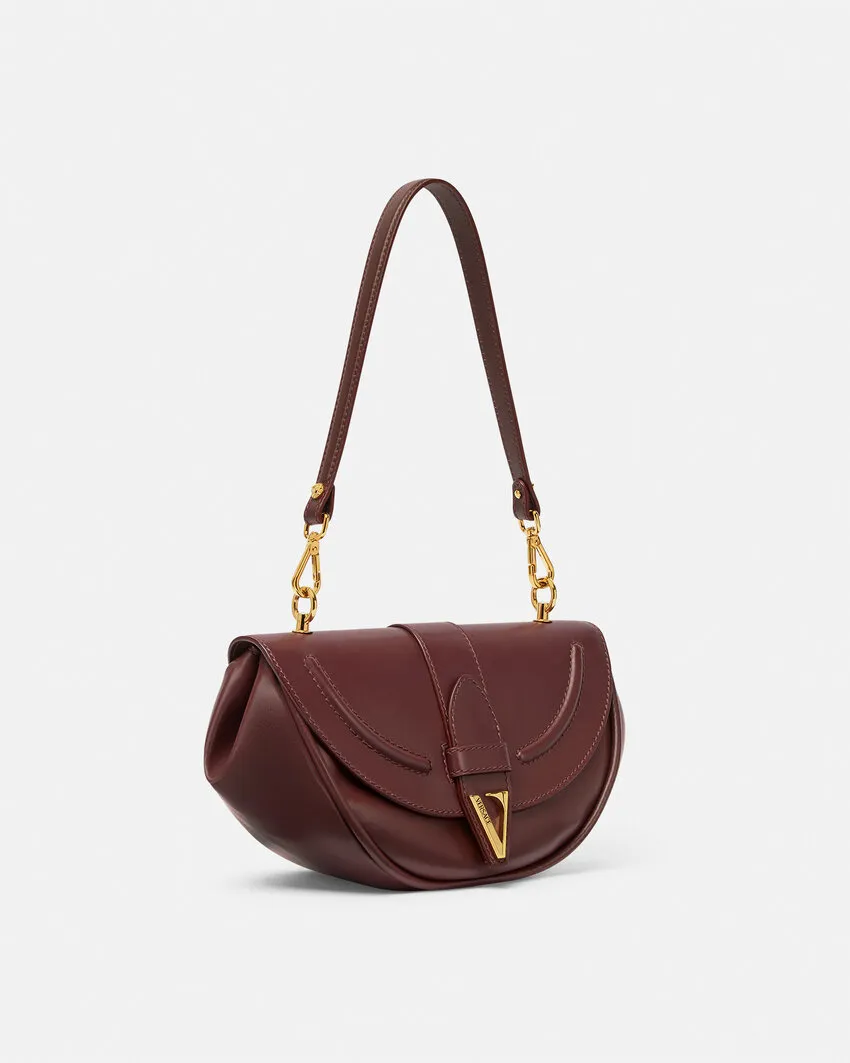 Medium Virtus Leather Shoulder Bag