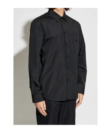 Pattern Printed Long-Sleeved Shirt