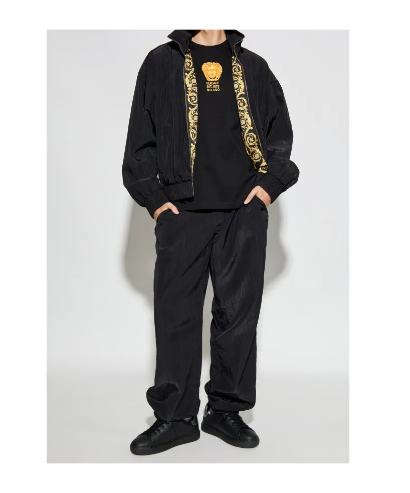 Elasticated-Cuff Trousers