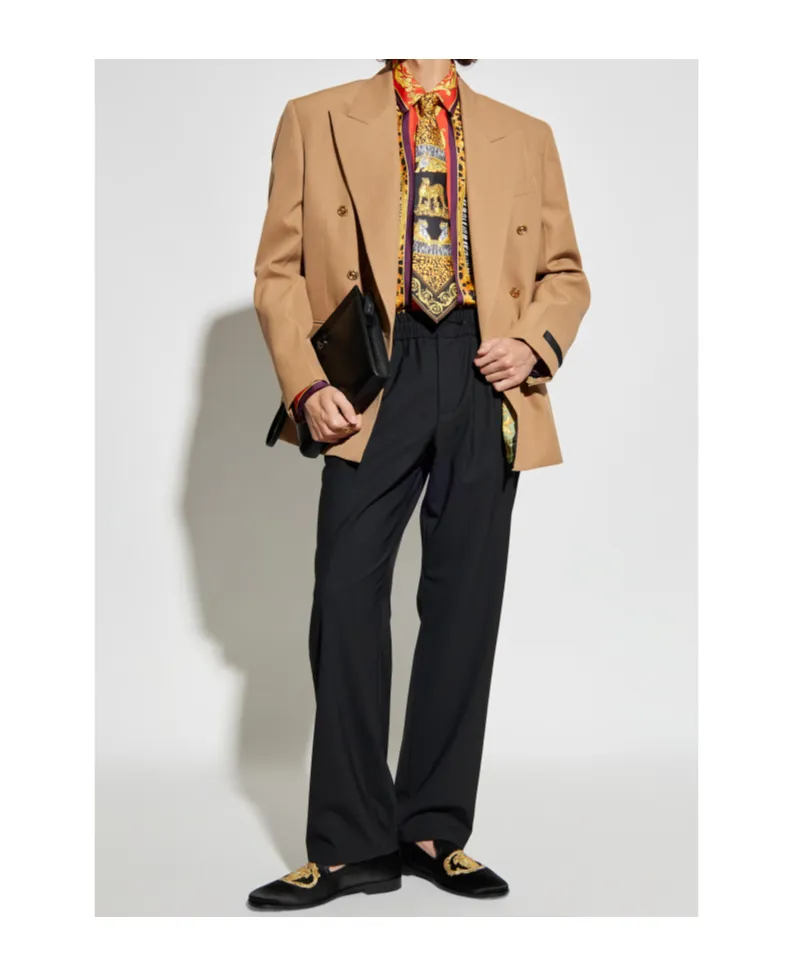 Wild Cats Printed Silk Shirt