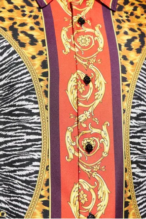 Wild Cats Printed Silk Shirt