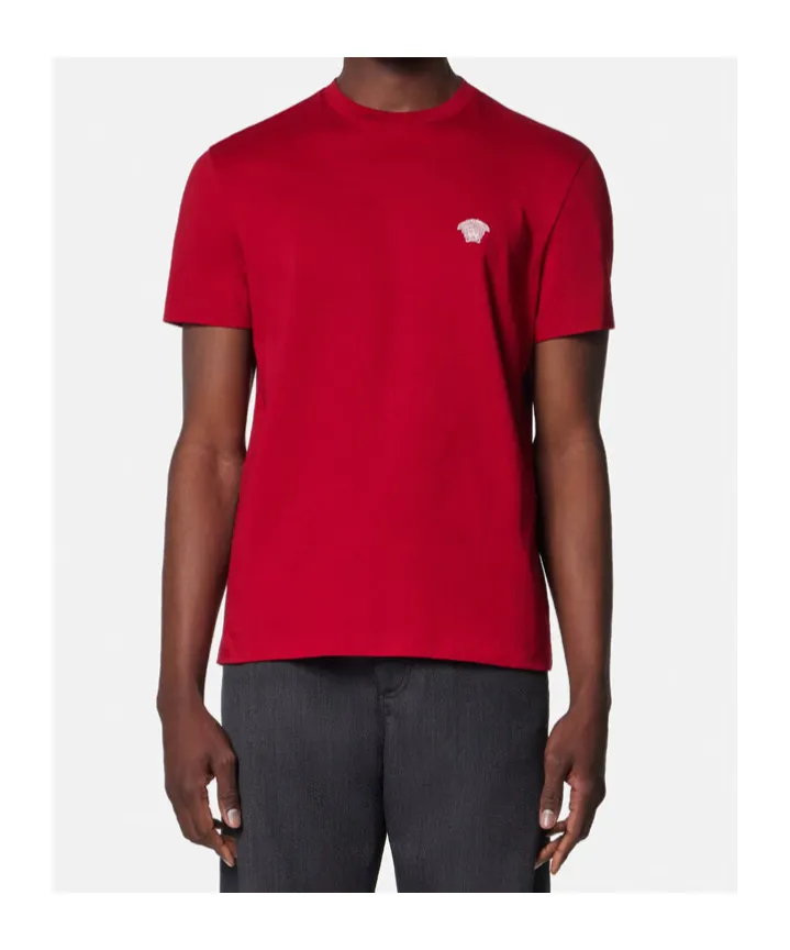 Medusa-Embroidered T-Shirt