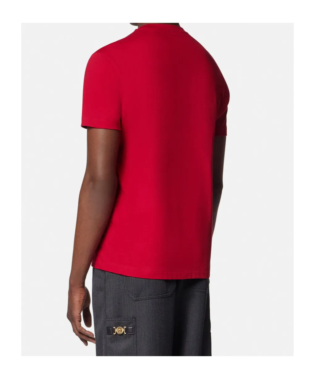 Medusa-Embroidered T-Shirt