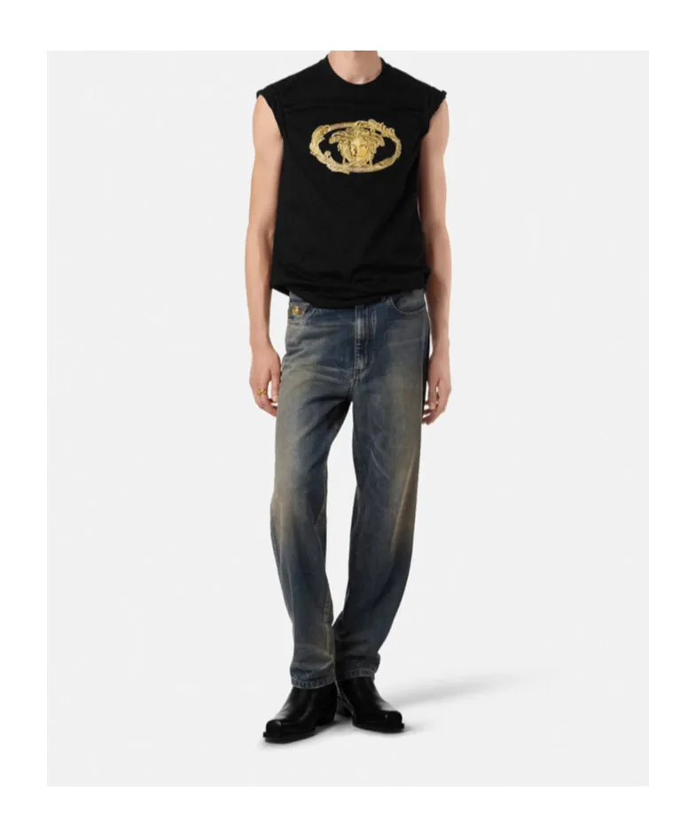Medusa-Embellished T-Shirt