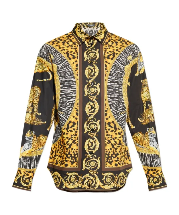 Wild Cats Silk Shirt