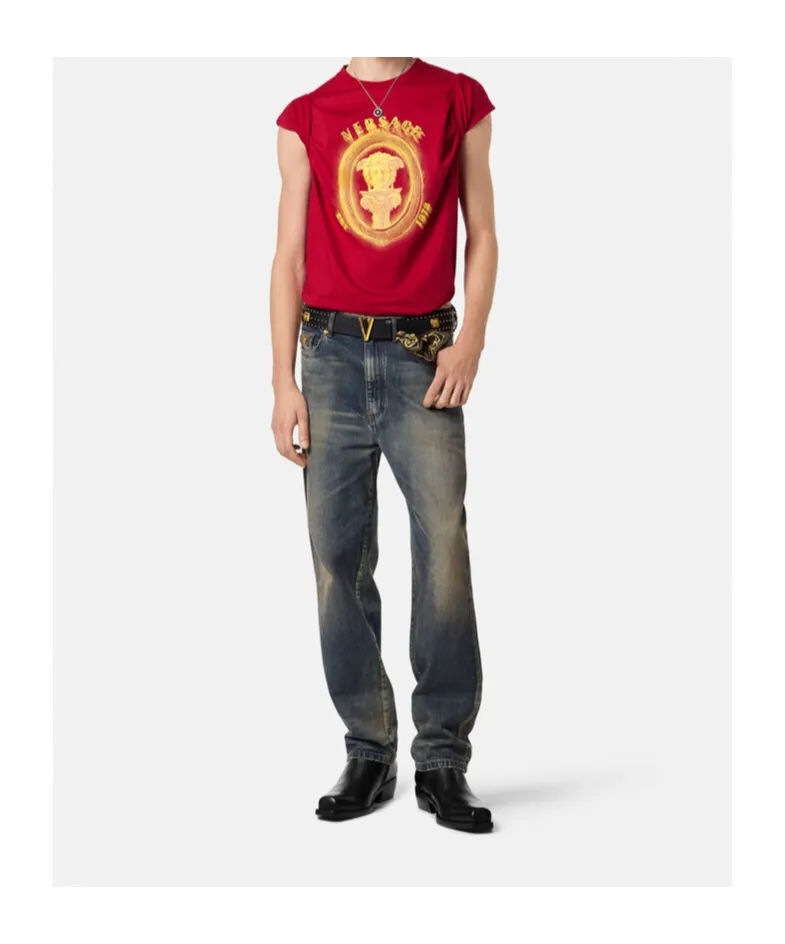 Medusa-Embellished T-Shirt