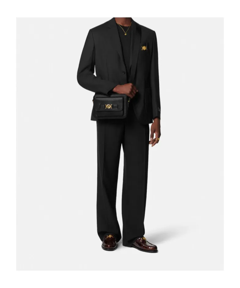 Medusa-Plaque Messenger Bag