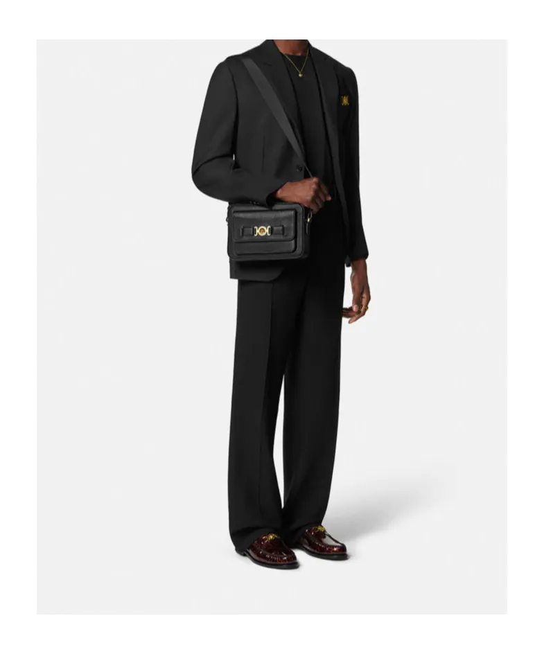 Medusa-Plaque Messenger Bag