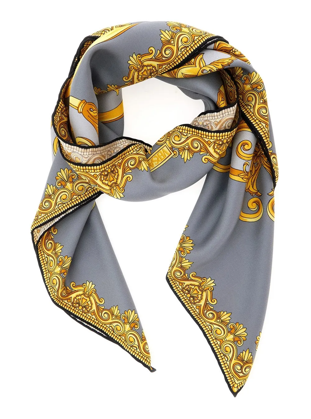 Patterned Silk Scarf