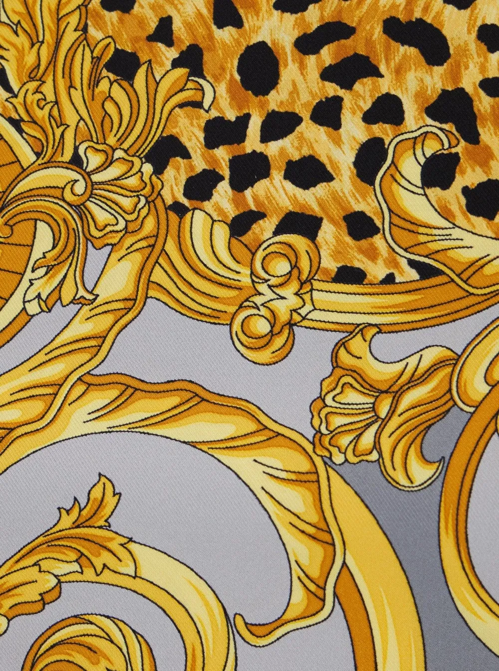 Patterned Silk Scarf