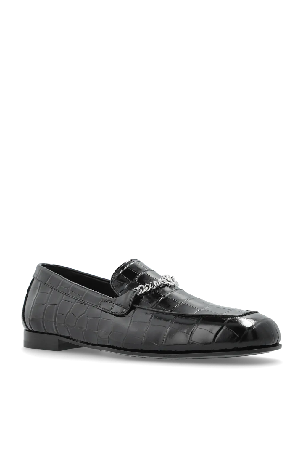 Embossed Slip-On Loafers