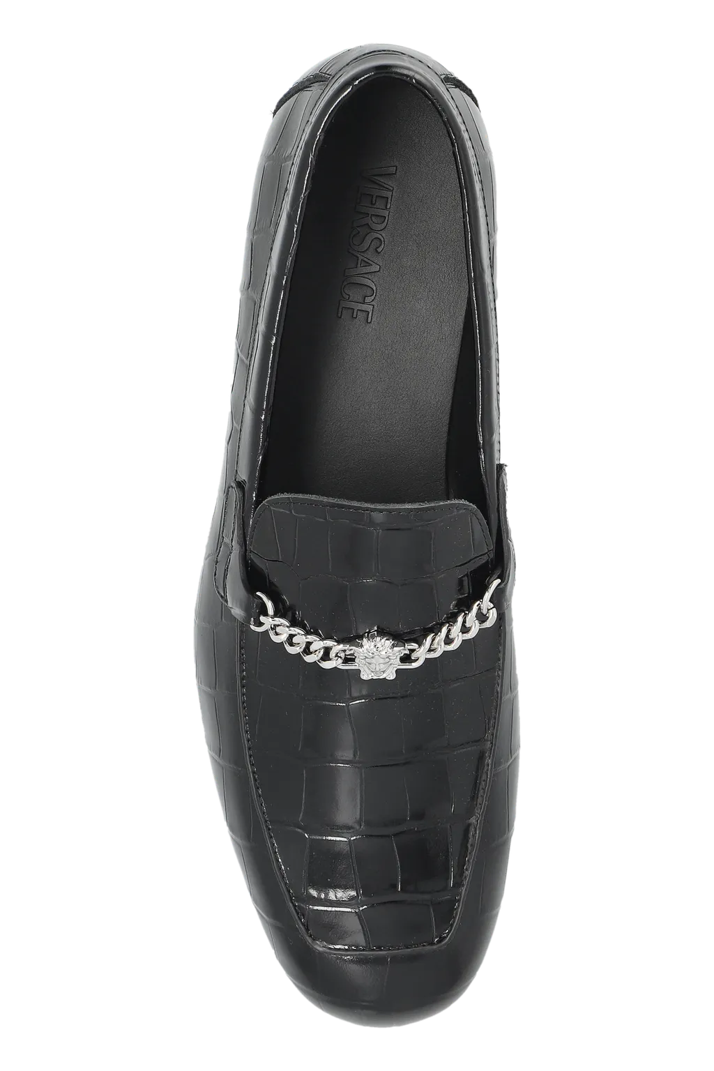 Embossed Slip-On Loafers