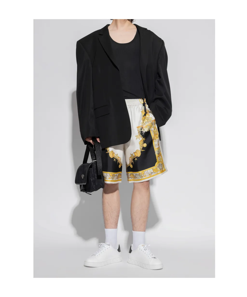Logo Embroidered Lace-Up Sneakers