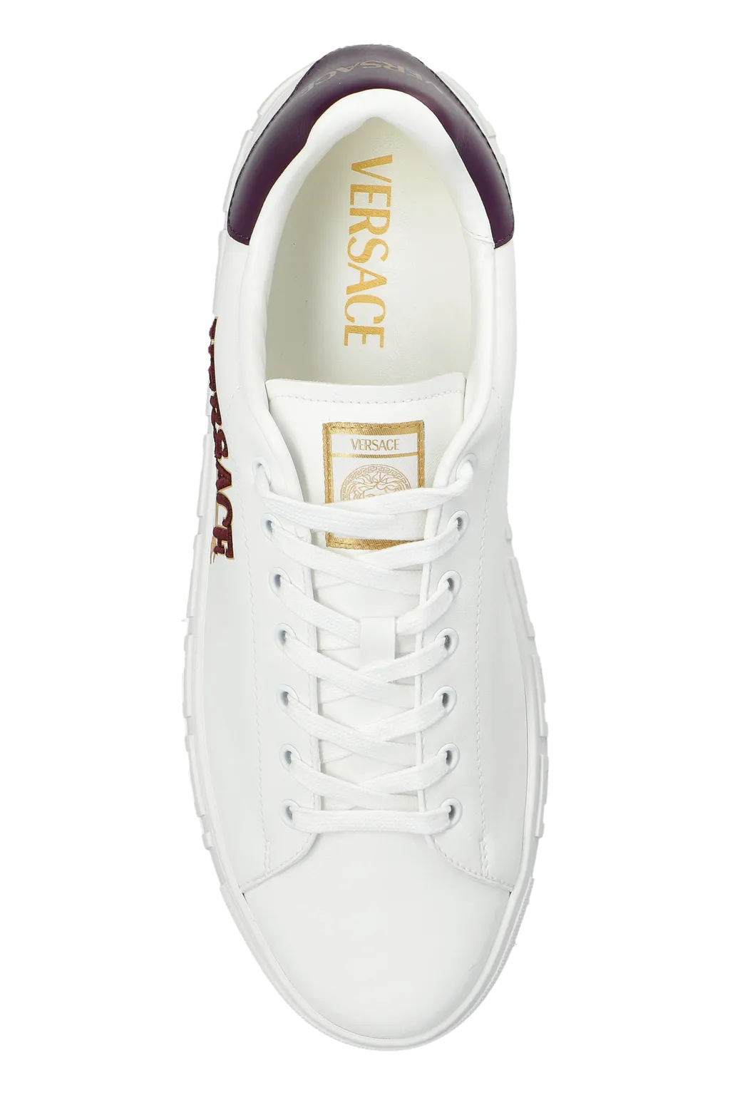 Logo Embroidered Lace-Up Sneakers