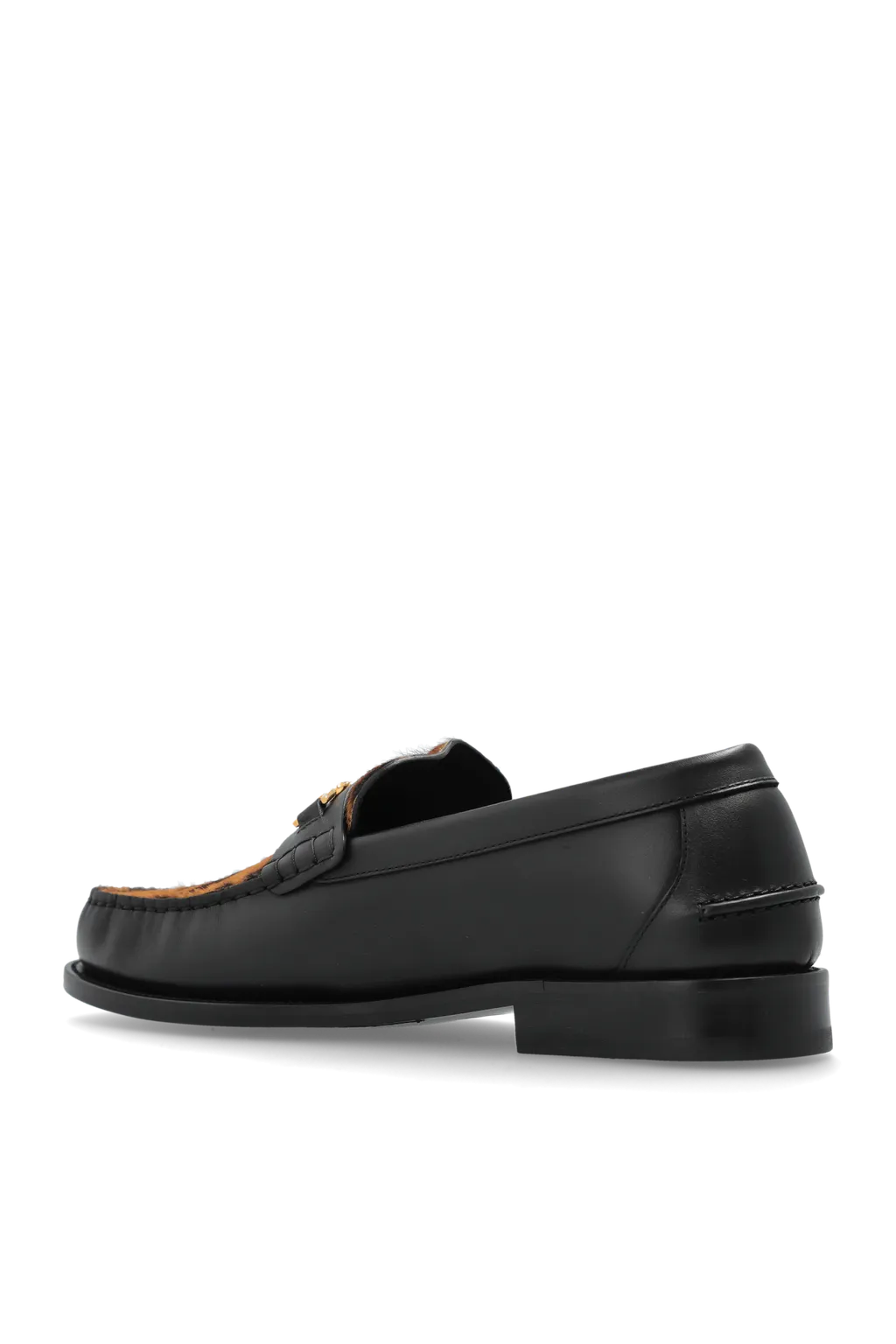 Leopard-Printed Slip-On Loafers