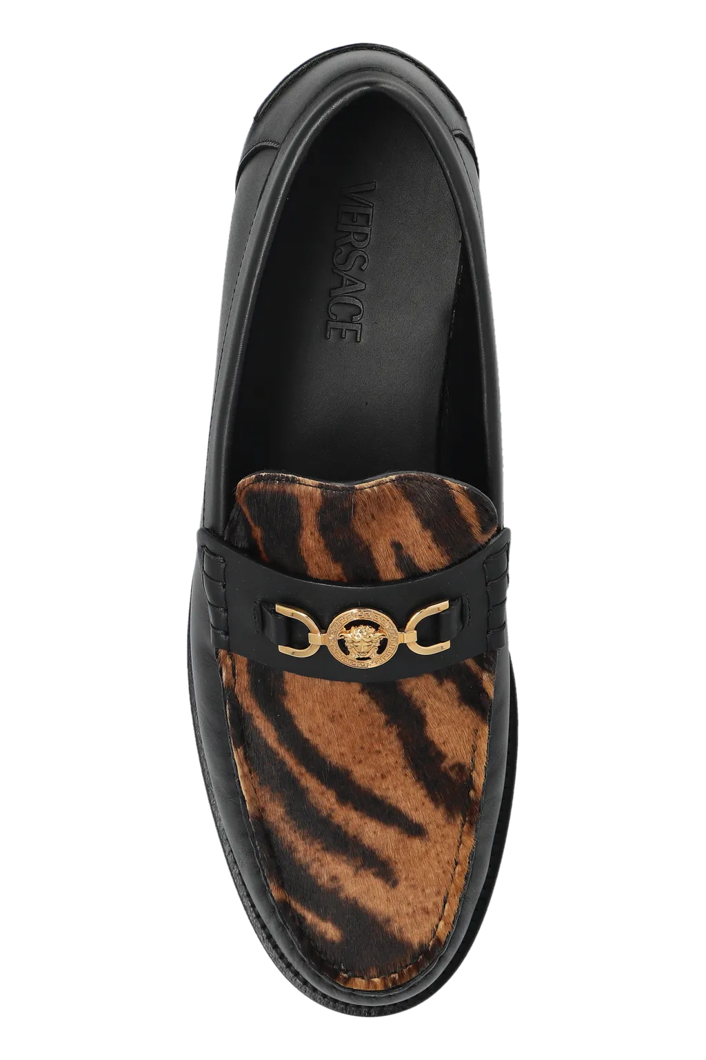 Leopard-Printed Slip-On Loafers