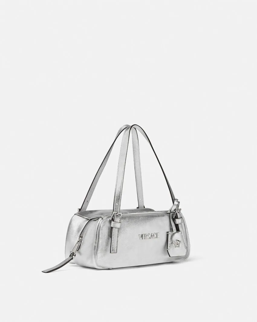 Logo-Tag Bowling Shoulder Bag