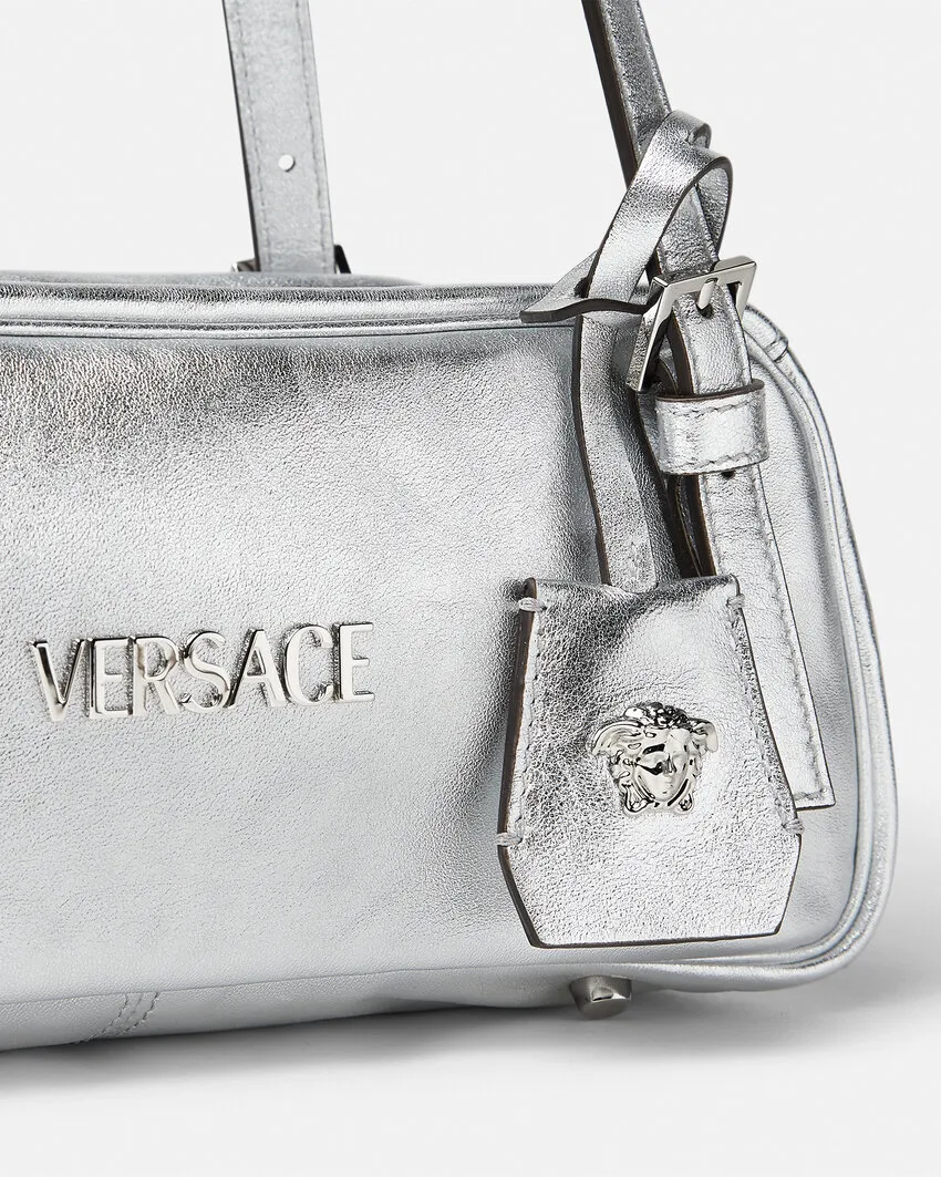 Logo-Tag Bowling Shoulder Bag