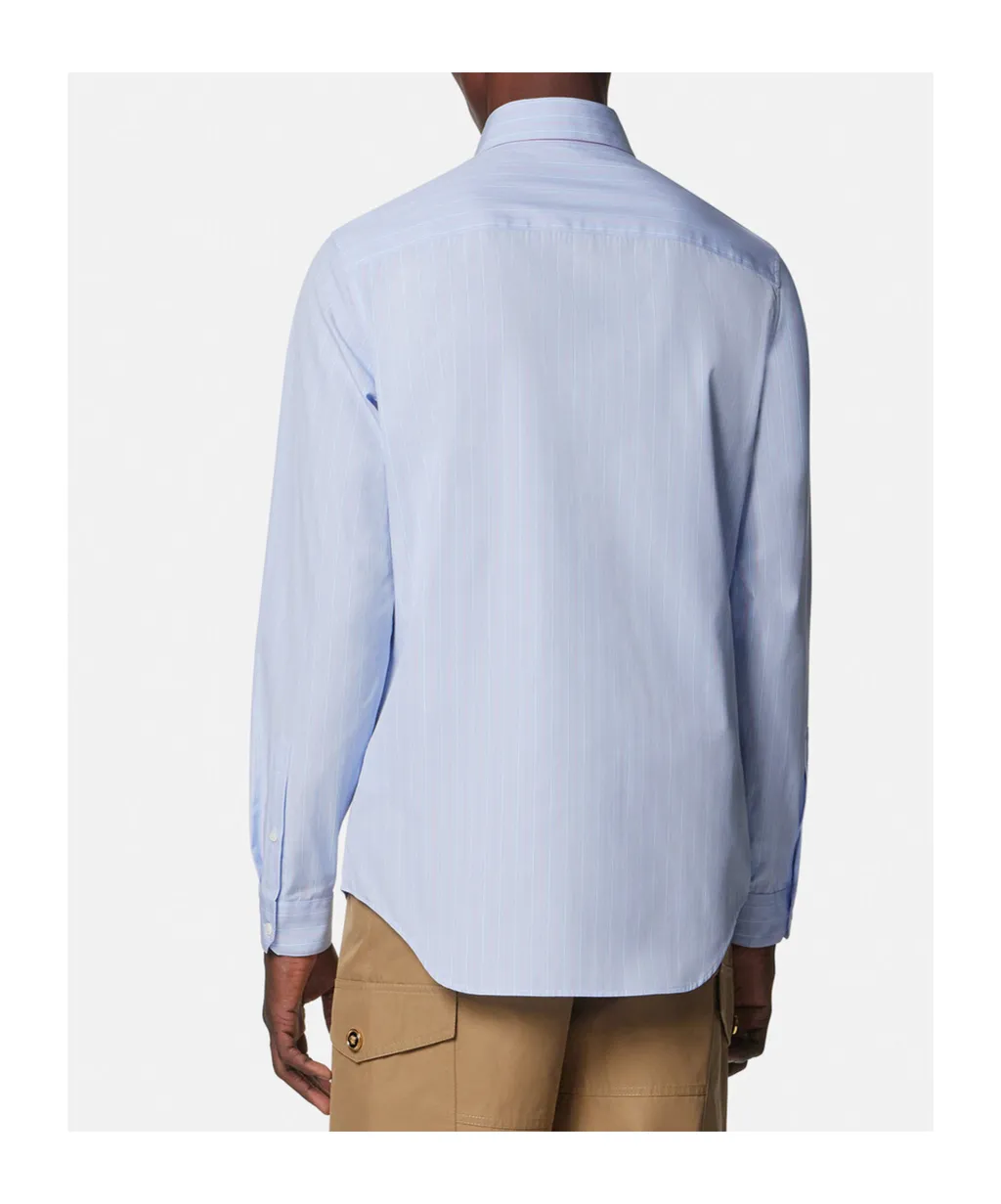 Striped Pattern Long-Sleeved Shirt