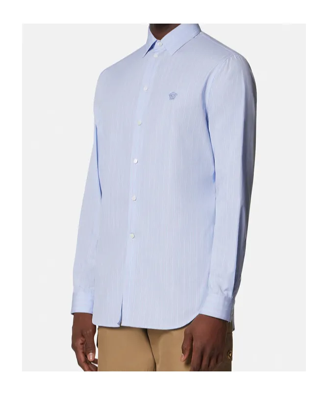 Striped Pattern Long-Sleeved Shirt