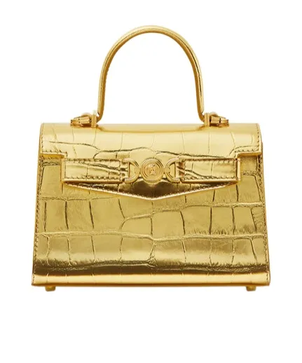 Medusa '95 Embossed Handbag