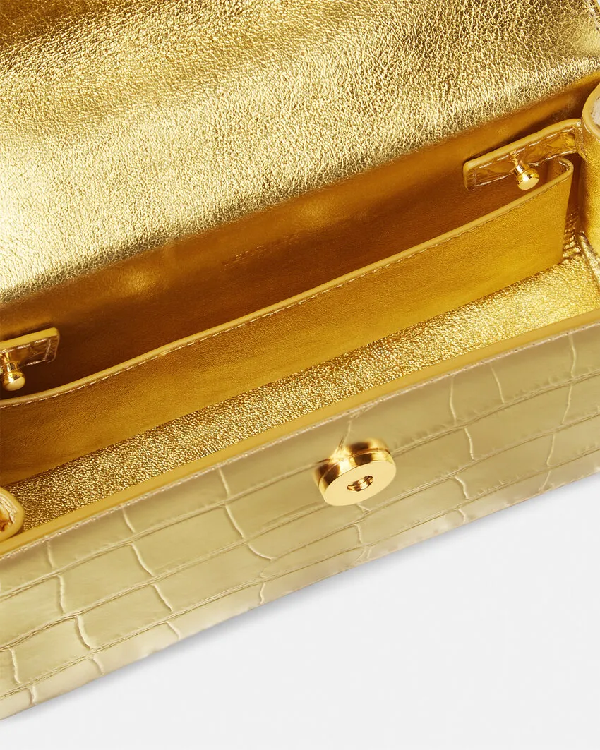 Medusa '95 Embossed Handbag