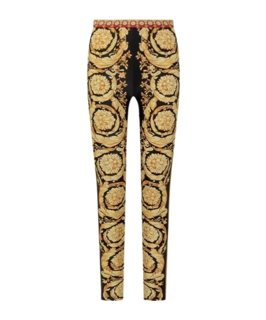 Baroque-Printed Leggings