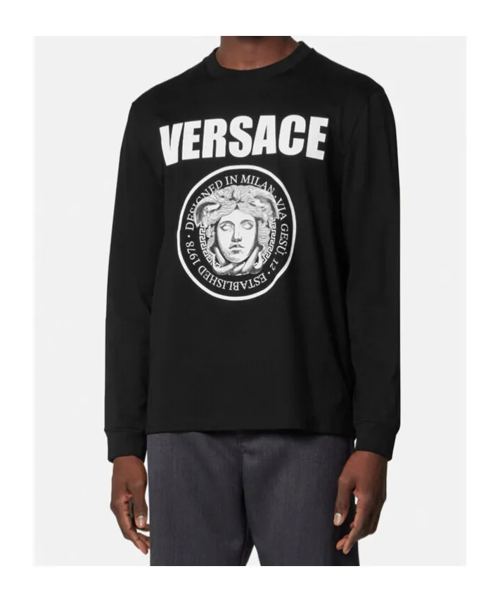 Long Sleeved Crewneck T-Shirt