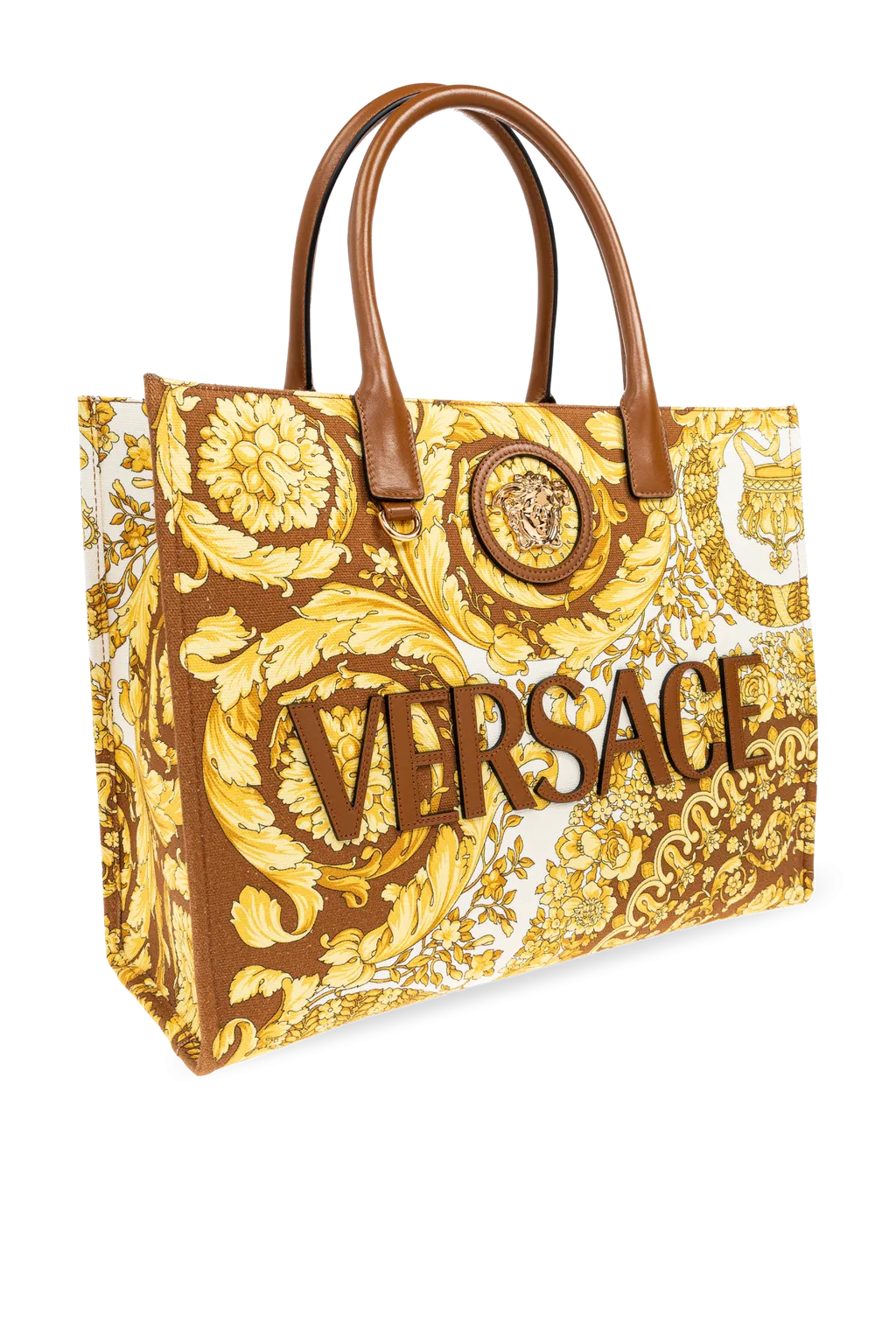 Pattern-Printed Shopper Bag