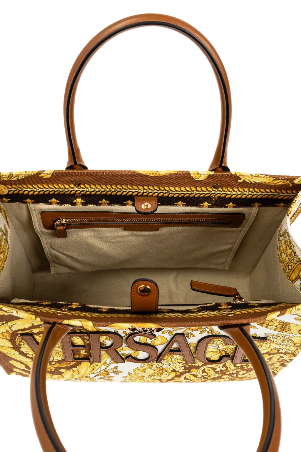 Pattern-Printed Shopper Bag