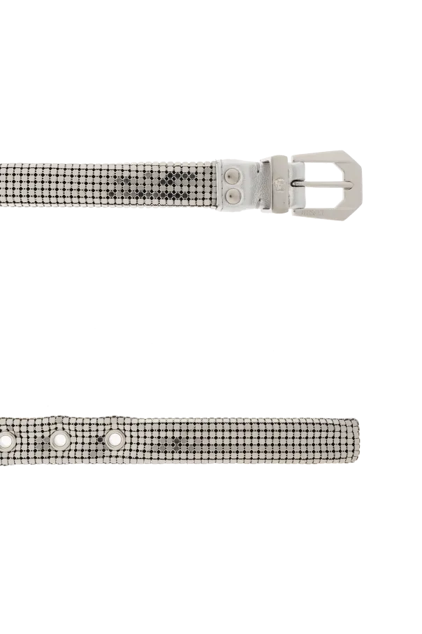 Logo-Engraved Buckle Belt