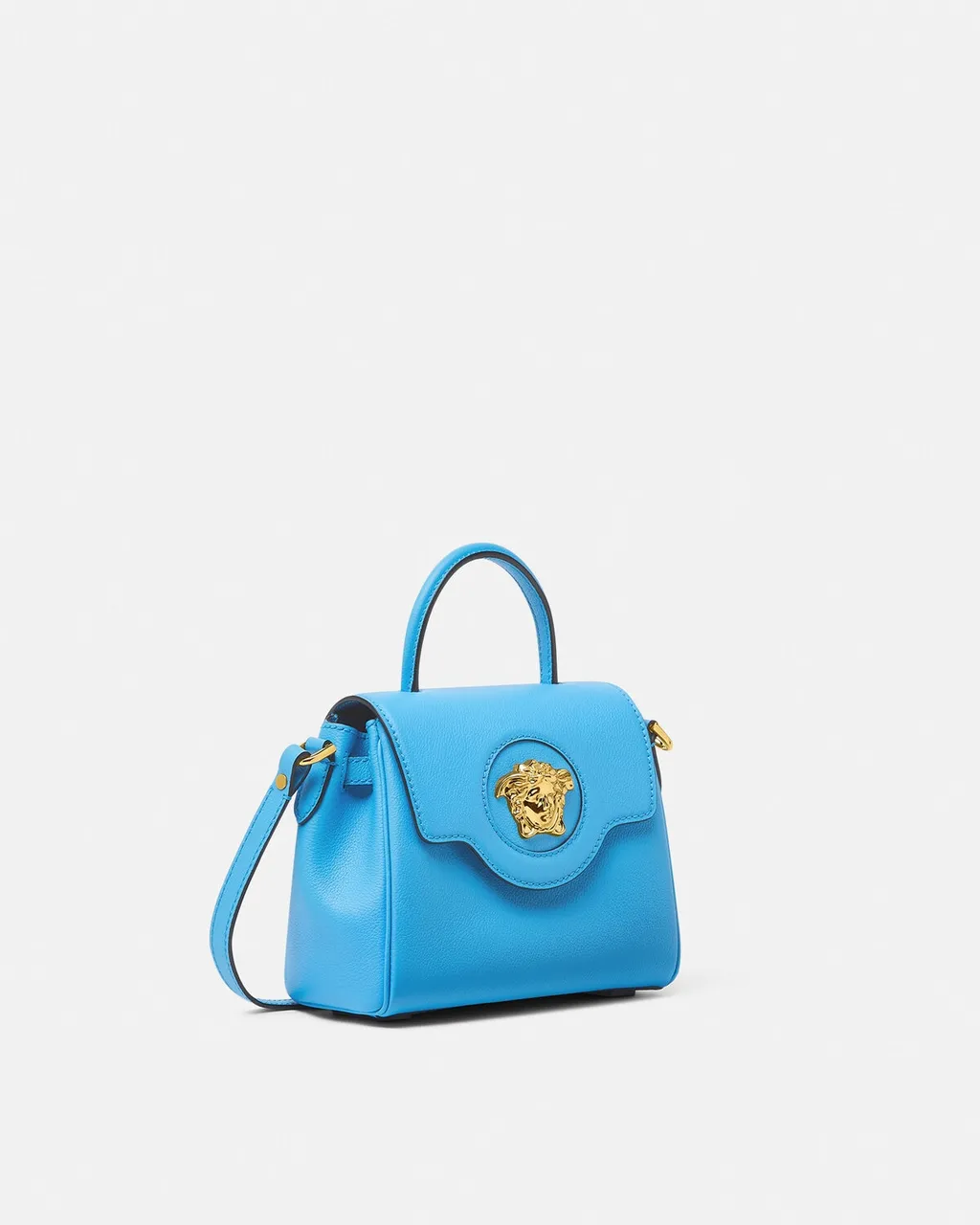 La Medusa Logo Plaque Small Top Handle Bag
