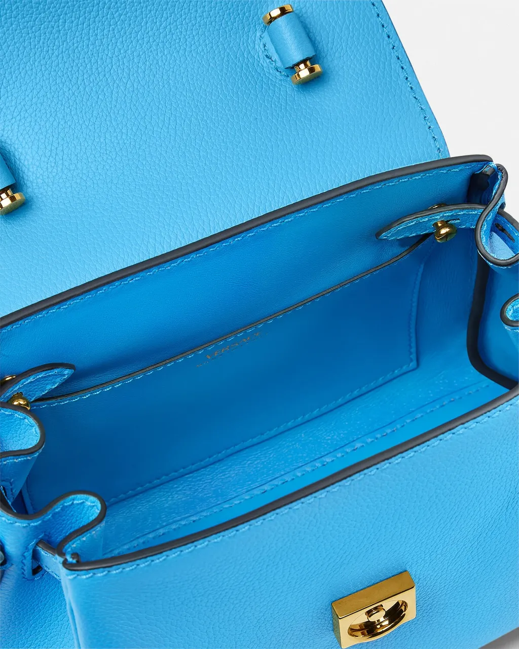 La Medusa Logo Plaque Small Top Handle Bag