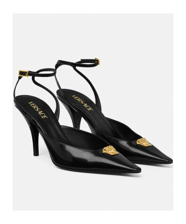 Medusa DÉColleté Slingback Pumps