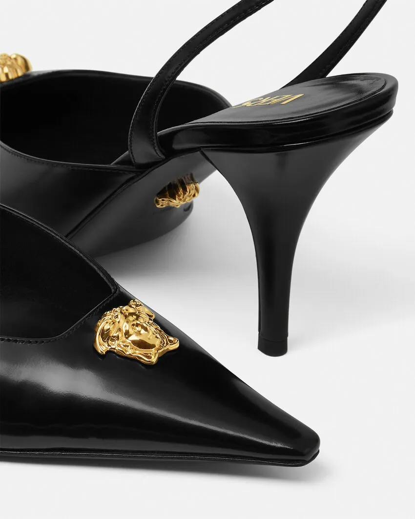 Medusa DÉColleté Slingback Pumps