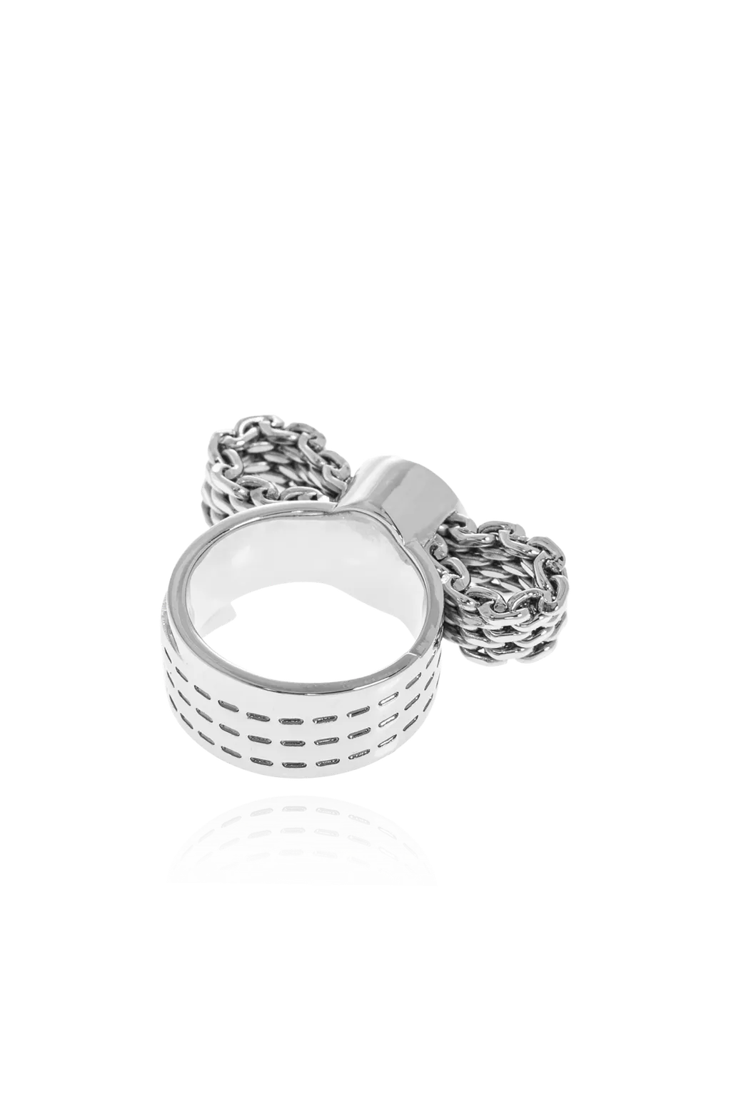 Medusa Head Plaque Ring
