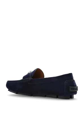 Medusa Plaque Slip-On Loafers