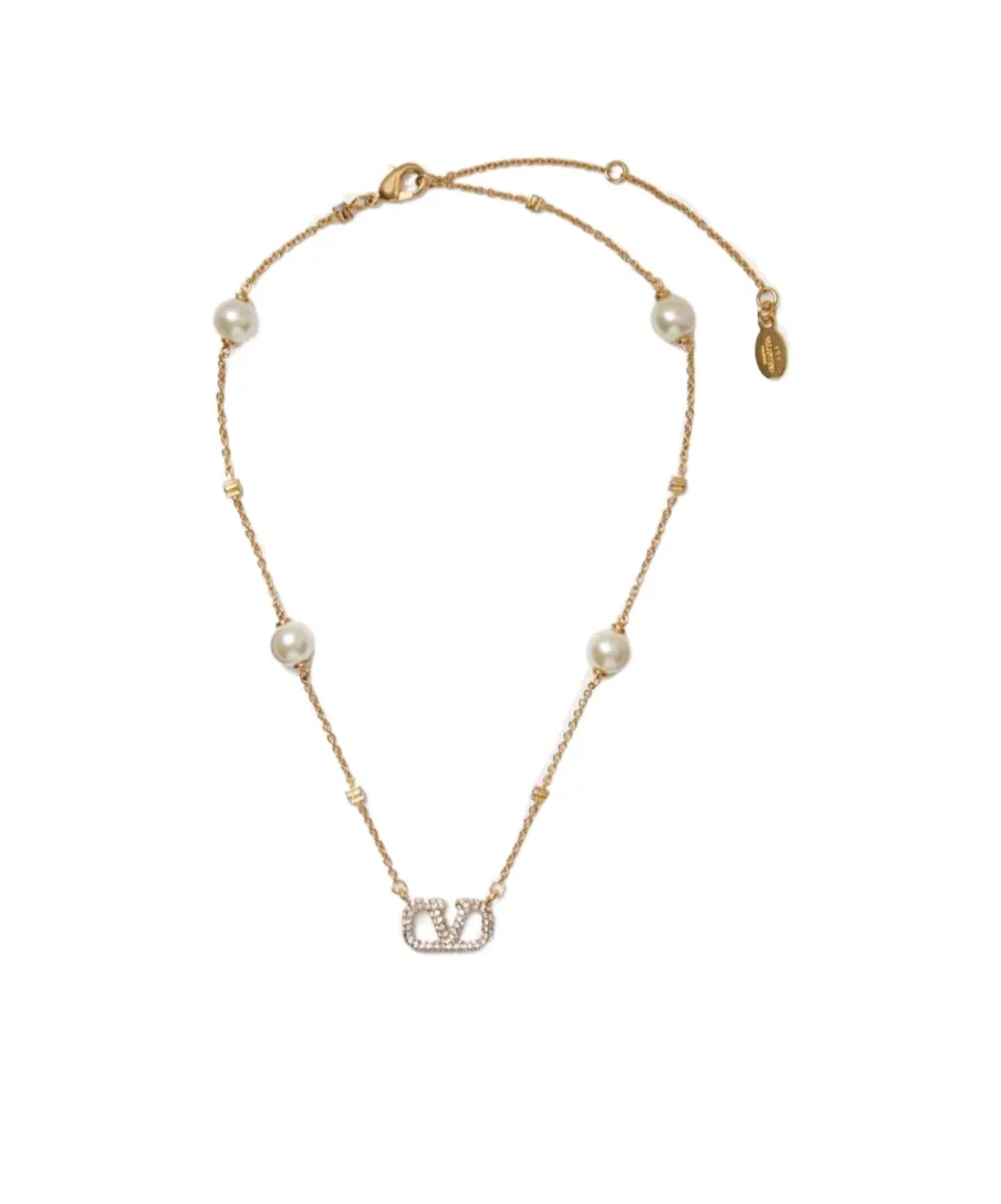 Vlogo Signature Embellished Necklace