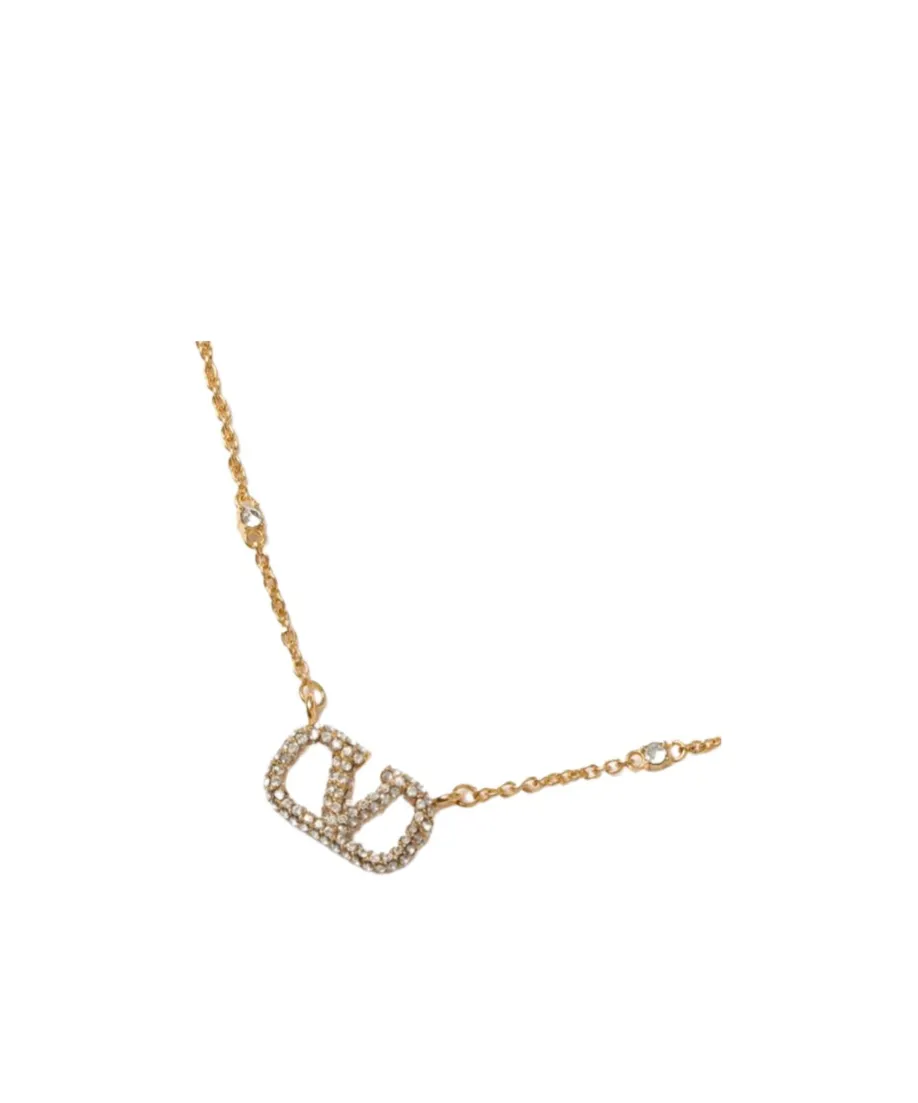 Vlogo Signature Embellished Necklace