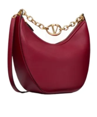 Vlogo Moon Zip-Up Medium Shoulder Bag