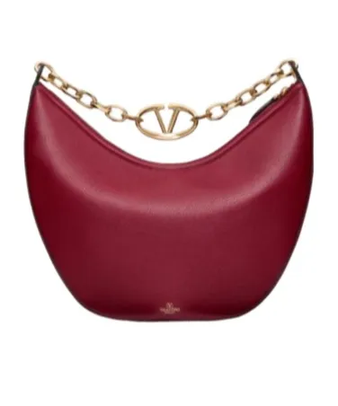 Vlogo Moon Zip-Up Medium Shoulder Bag