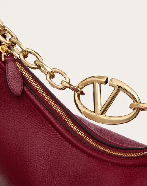 Vlogo Moon Zip-Up Medium Shoulder Bag