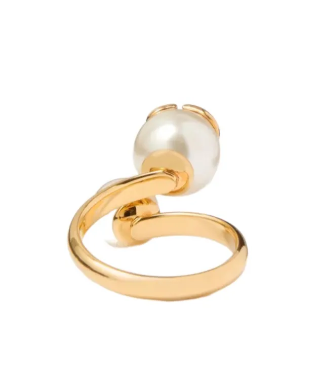 Vlogo Signature Embellished Ring