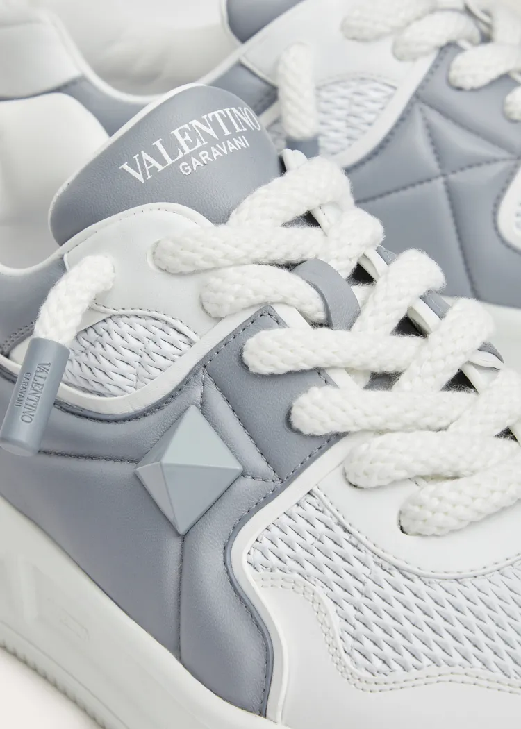 One Stud Xl Low-Top Sneaker In Perforated Nappa