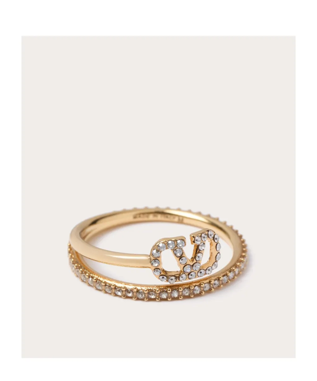 Vlogo Signature Embellished Ring